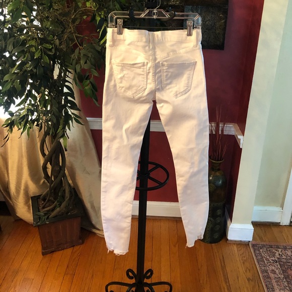 Free People White Distressed Jeans - Picture 2 of 6